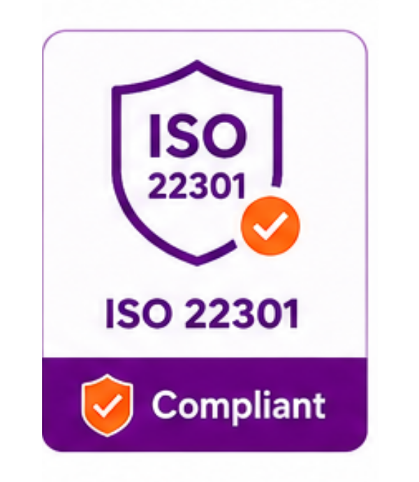 ISO 22301 compliant